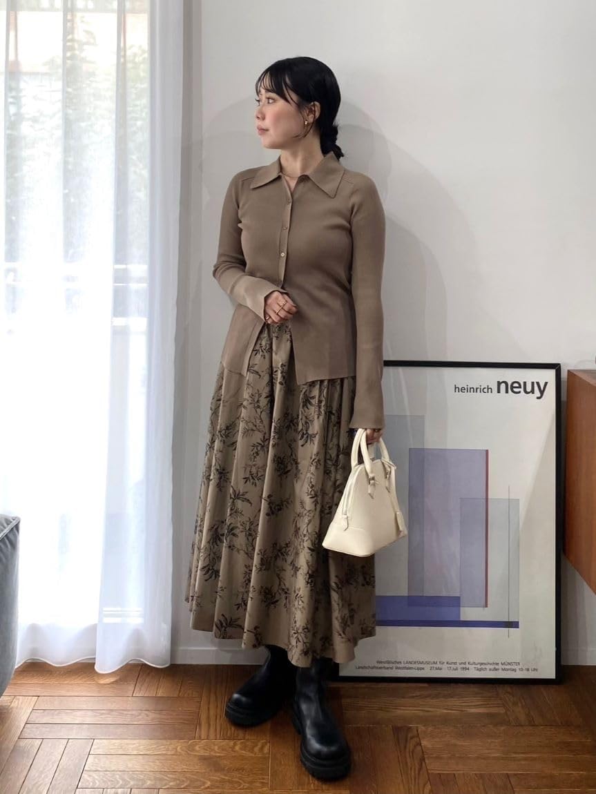 【即日発送】【美品】WTW SUMMER 3点セット Amazon.co.jp: [ミラオーウェン] ポロ衿ニットタックギャザー